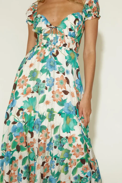Afternoon Glow Maxi Dress Floral