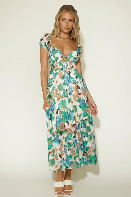 Afternoon Glow Maxi Dress Floral