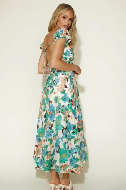 Afternoon Glow Maxi Dress Floral