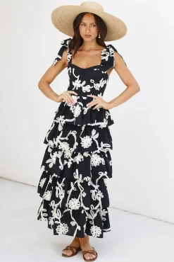 Beauty Of You Maxi Dress Black