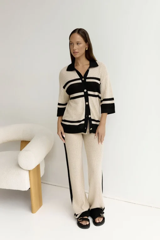 Bianki Pants Sand Black