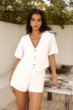 Big City Top White