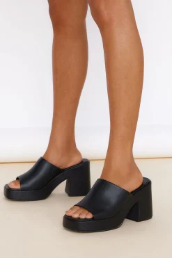 BILLINI Leslie Chunky Platform Mule Black