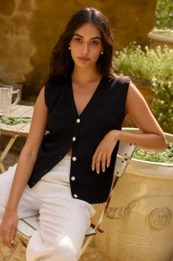 Blair Vest Top Black