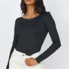 Blooming Beauty Bodysuit Black