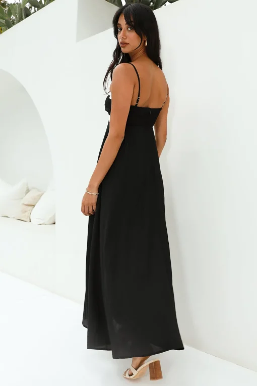 Blowing Away Maxi Dress Black