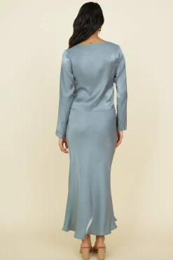 Bouquet of Flowers Top Grey