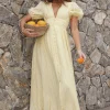 Busy Bee Maxi Dress Yellow