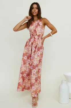 By The Breakwater Maxi Dress Brown