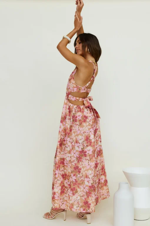 By The Breakwater Maxi Dress Brown