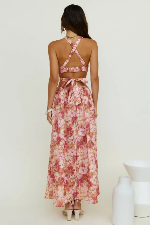 By The Breakwater Maxi Dress Brown