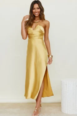 Caraway Maxi Dress Gold