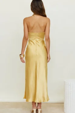Caraway Maxi Dress Gold