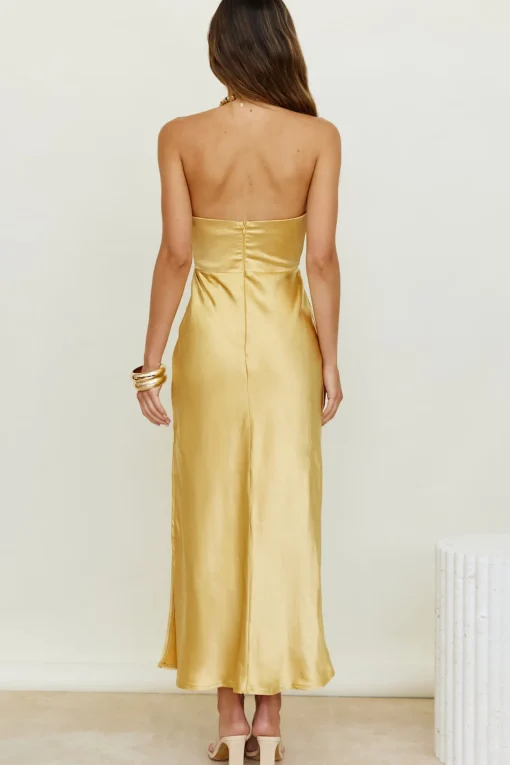 Caraway Maxi Dress Gold