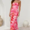 Catching Feelings Maxi Dress Pink