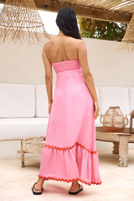 Cherry On Top Maxi Dress Pink