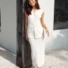 Coffee Cart Knit Set Cream