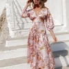 Come And Go Maxi Dress Pink