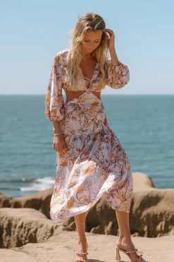 Come And Go Maxi Dress Pink