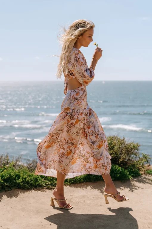 Come And Go Maxi Dress Pink
