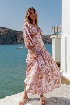Come And Go Maxi Dress Pink