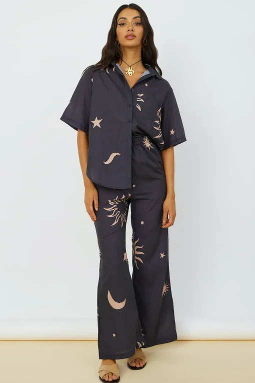 Constellations In The Sky Pants Black