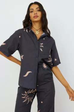 Constellations In The Sky Shirt Black