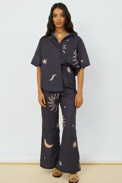 Constellations In The Sky Pants Black