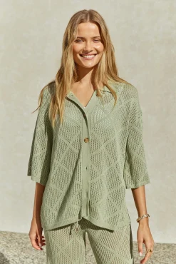 Coral Sands Top Green