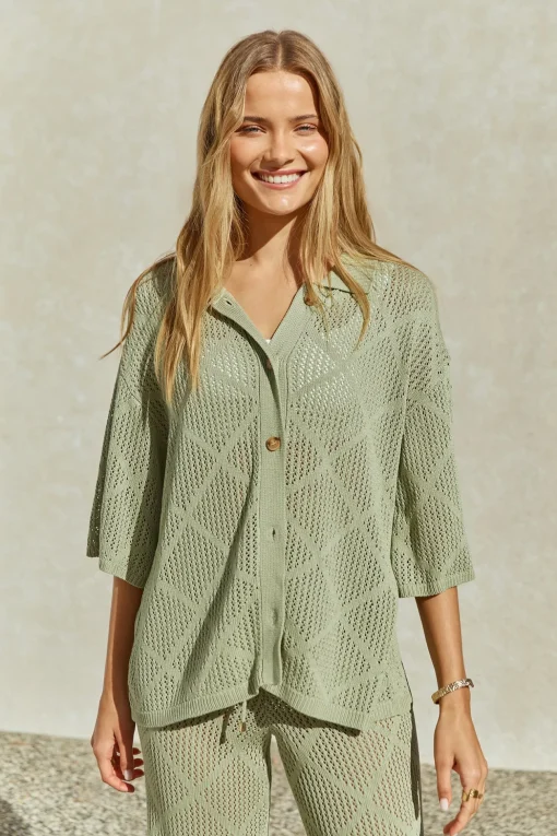 Coral Sands Top Green