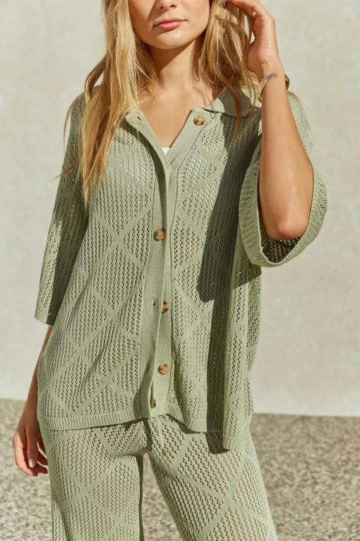 Coral Sands Top Green