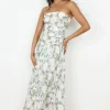 Cottage Living Maxi Dress Green