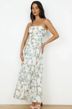 Cottage Living Maxi Dress Green