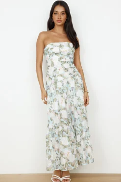 Cottage Living Maxi Dress Green