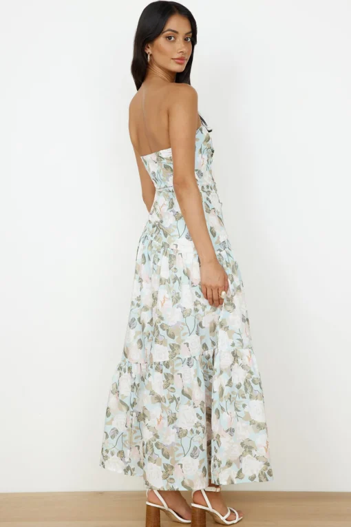 Cottage Living Maxi Dress Green