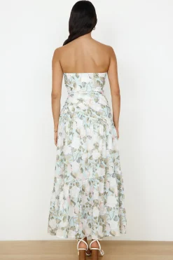 Cottage Living Maxi Dress Green