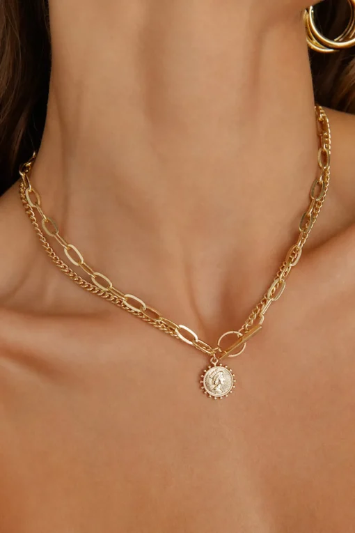 Crown Legacy Necklace Gold