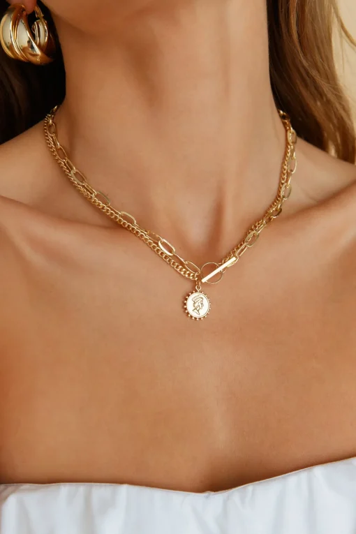 Crown Legacy Necklace Gold