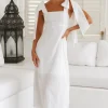Daily Affirmations Maxi Dress White