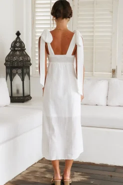 Daily Affirmations Maxi Dress White