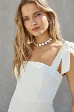 Daphne Maxi Dress White