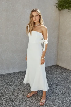Daphne Maxi Dress White