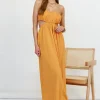Delphina Maxi Dress Orange
