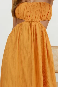 Delphina Maxi Dress Orange