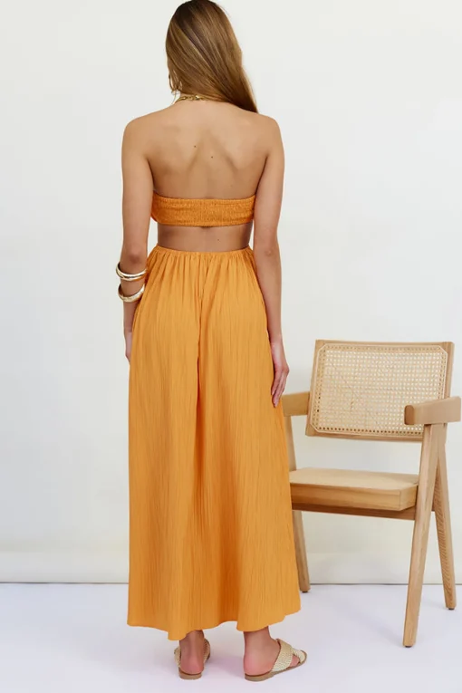Delphina Maxi Dress Orange