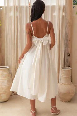 Dreamscapes Midi Dress White