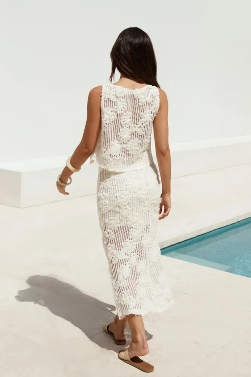 Dry Martini Floral Set White