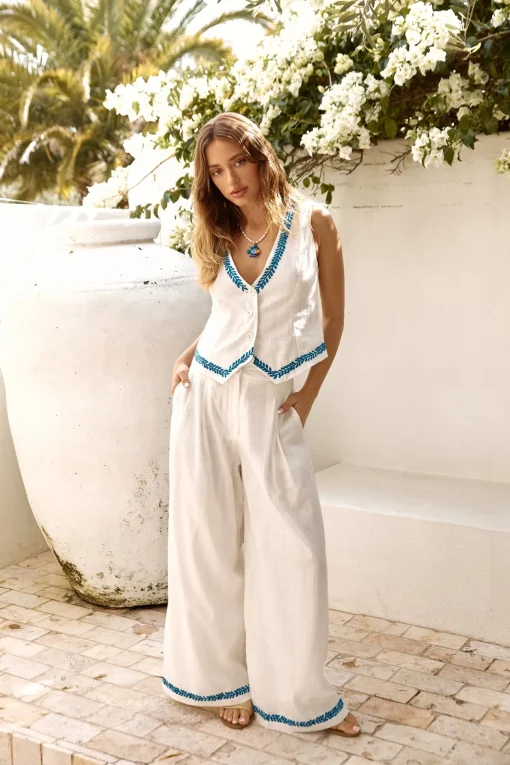 Easy Breezy Pant White