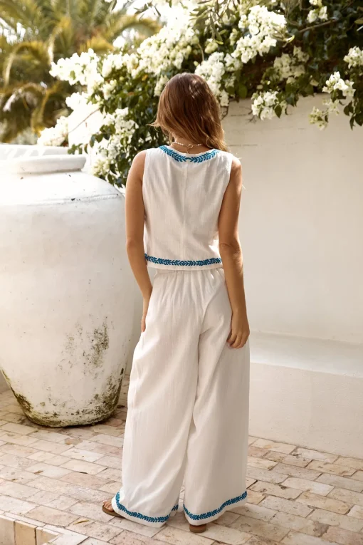 Easy Breezy Pant White