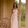 Ember and Ashes Strapless Maxi Brown